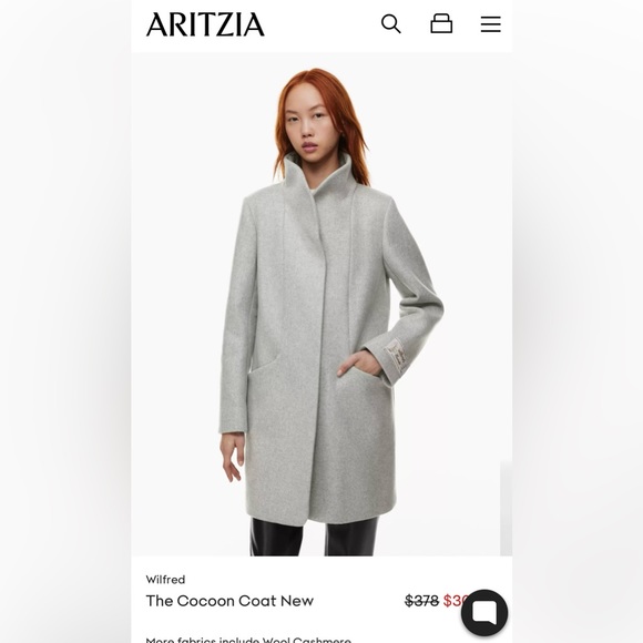 Aritzia - Wilfred - The Cocoon Coat - Picture 3 of 6